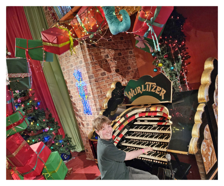 James Rickus playing the ESN Wurlitzer